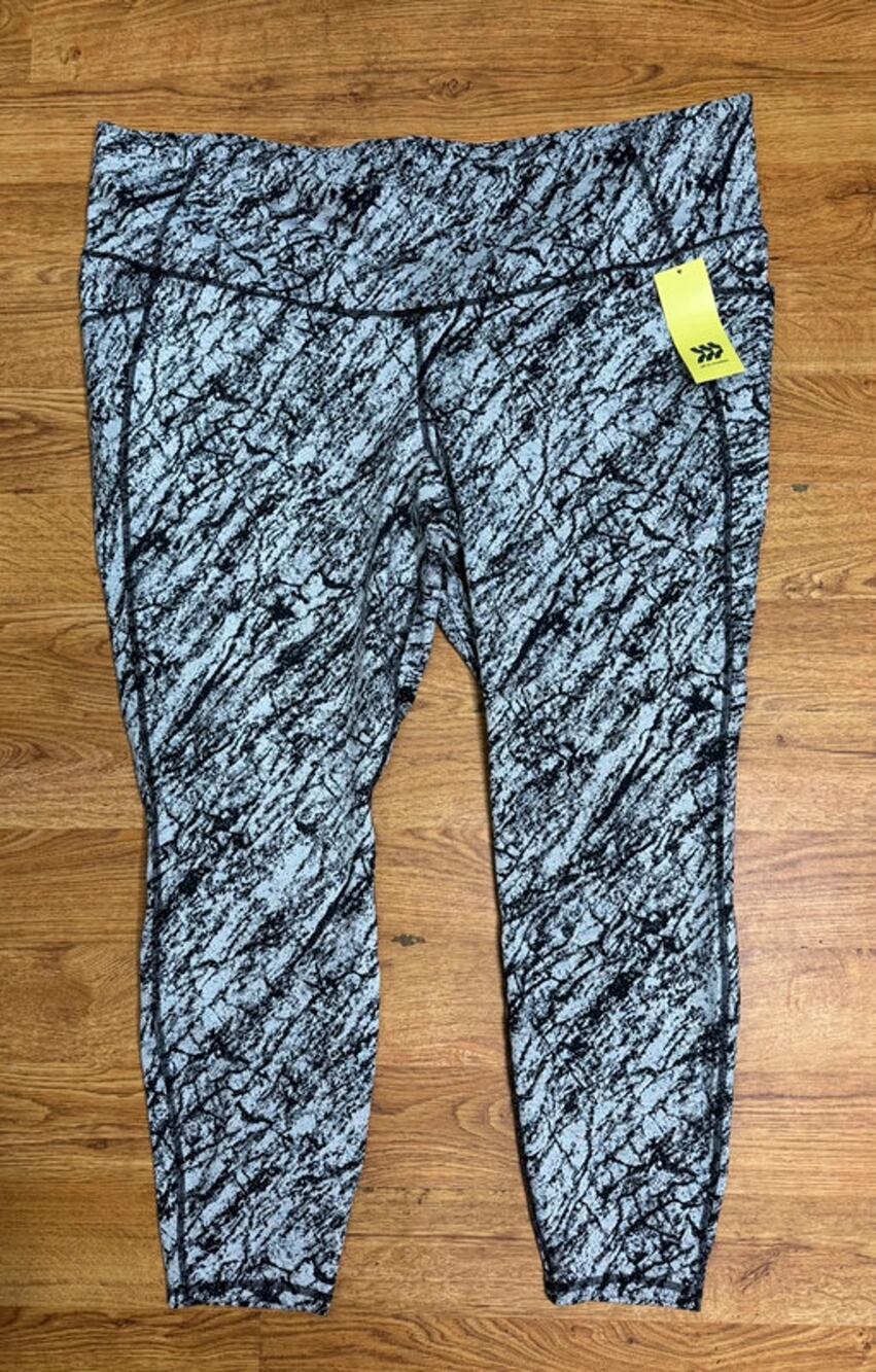 NWT Ladies All in Motion Marble High Rise Leggings - 3X